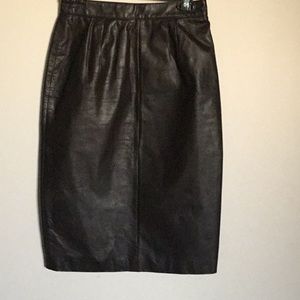 Leather Skirt
